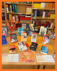 Die Bibliothek setzt ein Zeichen: Engagement für „Orange the World“